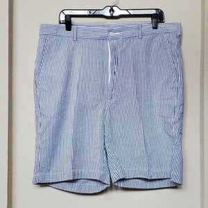 Jos. A. Bank Men’s Blue Seersucker Shorts Size 38